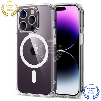 Picture of Shockproof & Transparent Crystal Clear Back Cover Case / Matte Protective Lens Flexible Back Cover for Apple iPhone 13 Pro / iPhone 13 Pro Max | Slim Silicone Cover with Soft Lining Shockproof Full Body Bumper Case