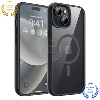 Picture of Shockproof & Transparent Crystal Clear Back Cover Case / Matte Protective Lens Flexible Back Cover for Apple iPhone 15 / iPhone 15 Plus | Slim Silicone Cover with Soft Lining Shockproof Full Body Bumper Case