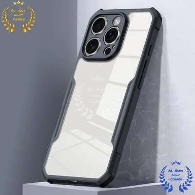 Picture of Shockproof & Transparent Crystal Clear Back Cover Case / Matte Protective Lens Flexible Back Cover for Apple iPhone 16 Pro / iPhone 16 Pro Max | Slim Silicone Cover with Soft Lining Shockproof Full Body Bumper Case