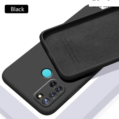 Picture of For Realme C17 / Realme 7I Liquid Silicone Soft Gel Rubber Shockproof Cover For Realme C17 Phone Case - Phone Back Cover