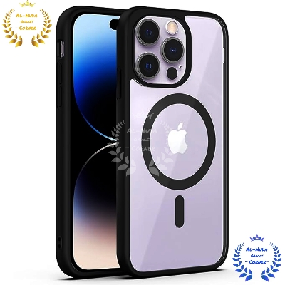 Picture of Shockproof & Transparent Crystal Clear Back Cover Case / Matte Protective Lens Flexible Back Cover for Apple iPhone 14 Pro / iPhone 14 Pro Max | Slim Silicone Cover with Soft Lining Shockproof Full Body Bumper Case