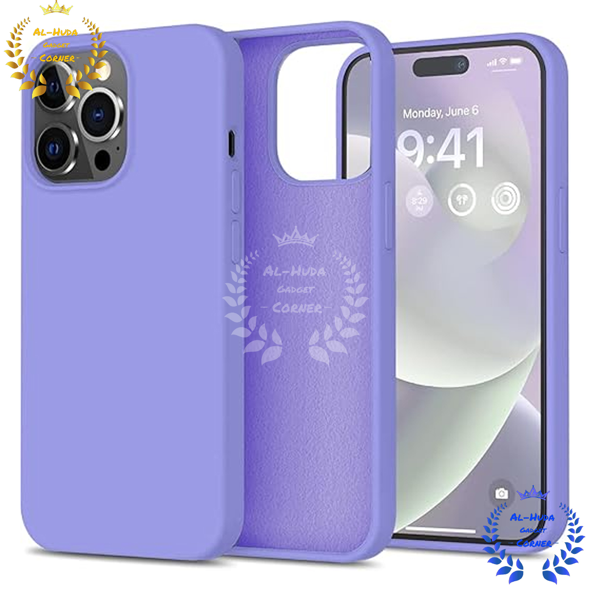 Picture of Shockproof & Transparent Crystal Clear Back Cover Case / Matte Protective Lens Flexible Back Cover for Apple iPhone 14 Pro / iPhone 14 Pro Max | Slim Silicone Cover with Soft Lining Shockproof Full Body Bumper Case