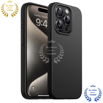 Picture of Shockproof & Transparent Crystal Clear Back Cover Case / Matte Protective Lens Flexible Back Cover for Apple iPhone 15 Pro / iPhone 15 Pro Max | Slim Silicone Cover with Soft Lining Shockproof Full Body Bumper Case