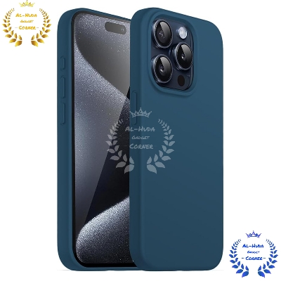 Picture of Shockproof & Transparent Crystal Clear Back Cover Case / Matte Protective Lens Flexible Back Cover for Apple iPhone 15 Pro / iPhone 15 Pro Max | Slim Silicone Cover with Soft Lining Shockproof Full Body Bumper Case