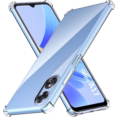 Picture of For Oppo A17 - IMPT Premium Silicone Case Crystal Clear Soft TPU Ultra-Thin Transparent Flexible Protective Mobile Phone Back Cover