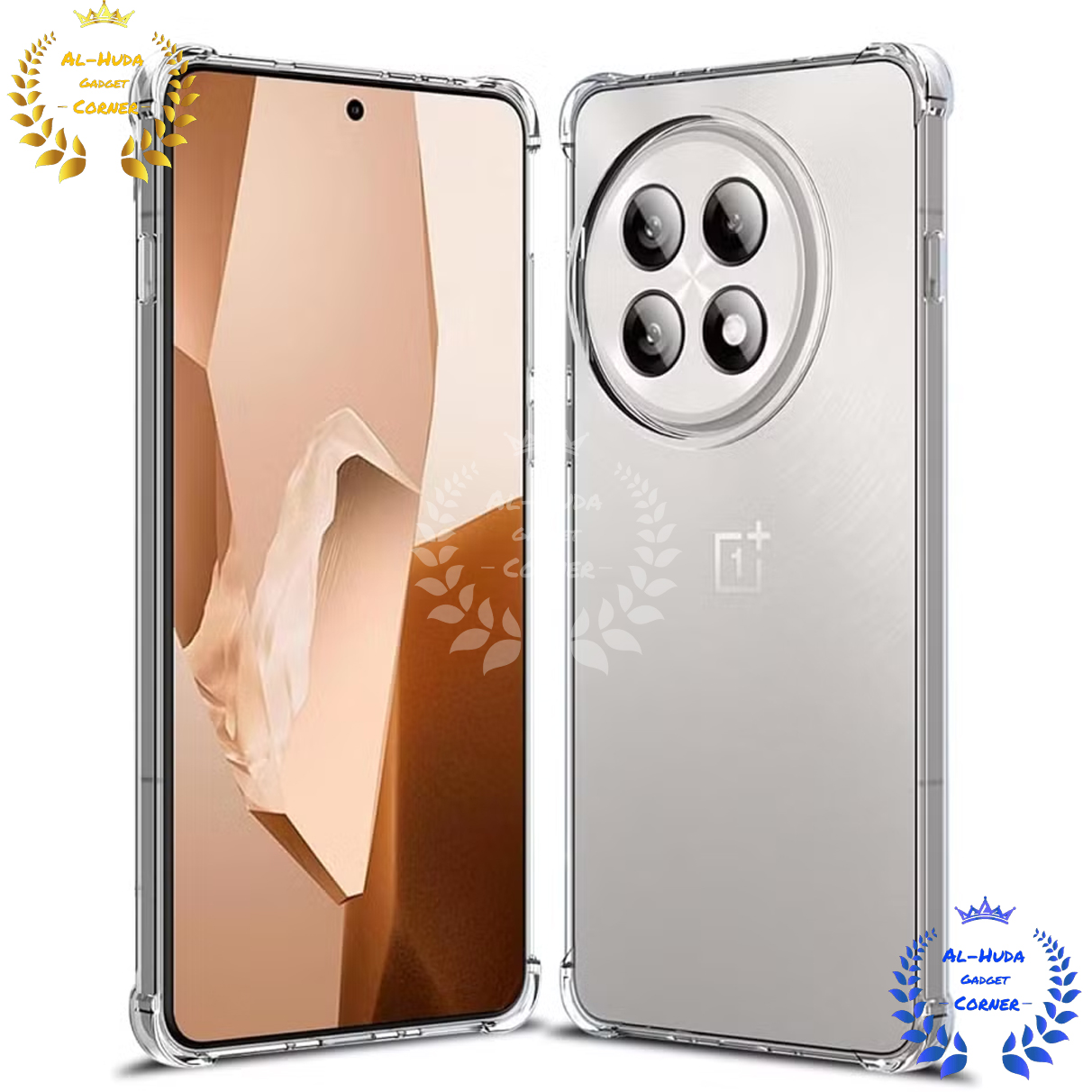 Picture of Transparent Back Clear Cover case + Xundd Protective Cover + Silicone Back Cover With Camera Protection Specially Designed For OnePlus Ace 5 / OnePlus Ace 5 Pro / OnePlus 13R / 1+ 13R Back Cover.
