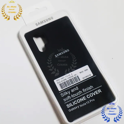 Picture of Shockproof & Transparent Crystal Clear Back Cover Case / Matte Protective Lens Flexible Back Cover for Samsung Galaxy Note 10 Plus / Samsung Galaxy Note 10 Pro | Slim Silicone Cover with Soft Lining Shockproof Full Body Bumper Case