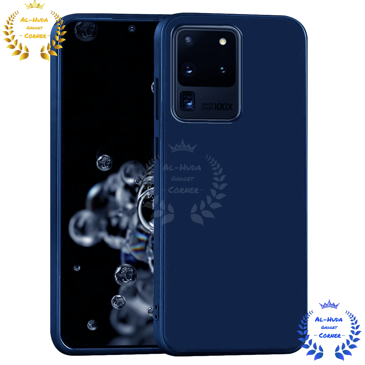 Picture of Shockproof & Transparent Crystal Clear Back Cover Case / Matte Protective Lens Flexible Back Cover for Samsung Galaxy S20 Ultra | Slim Silicone Cover with Soft Lining Shockproof Full Body Bumper Case