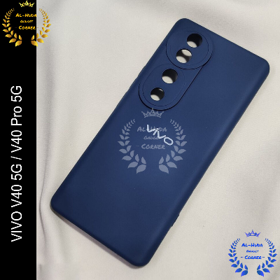 Picture of Shockproof & Transparent Crystal Clear Back Cover Case / Matte Protective Lens Flexible Back Cover for vivo V40 5G / vivo V40 Pro 5G | Slim Silicone Cover with Soft Lining Shockproof Full Body Bumper Case