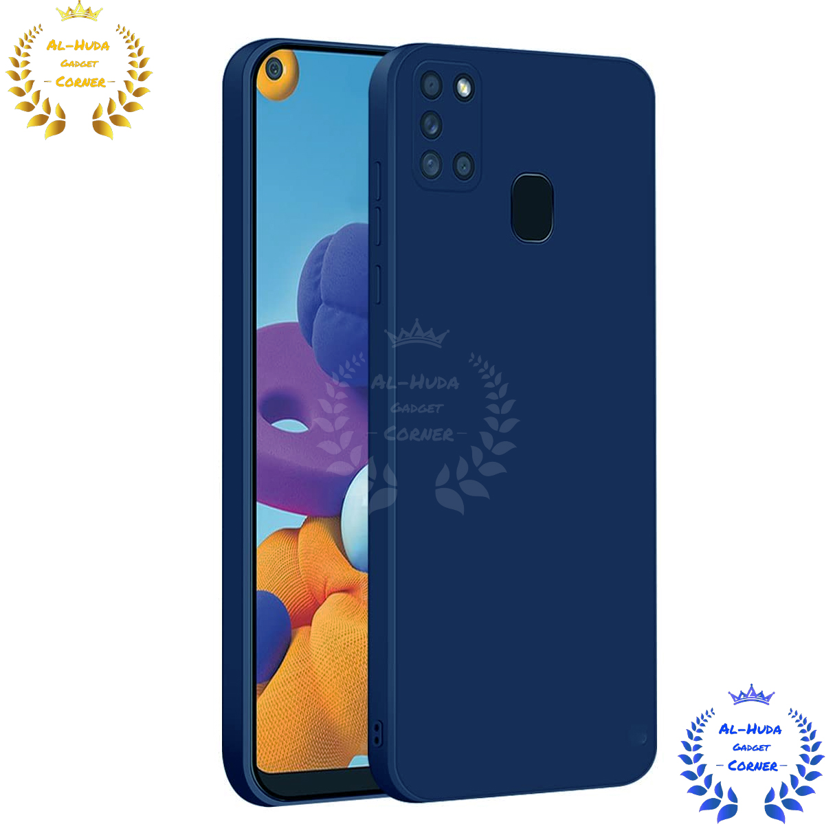 Picture of Shockproof & Transparent Crystal Clear Back Cover Case / Matte Protective Lens Flexible Back Cover for Samsung Galaxy A21s | Slim Silicone Cover with Soft Lining Shockproof Full Body Bumper Case