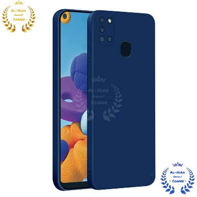 Picture of Shockproof & Transparent Crystal Clear Back Cover Case / Matte Protective Lens Flexible Back Cover for Samsung Galaxy A21s | Slim Silicone Cover with Soft Lining Shockproof Full Body Bumper Case