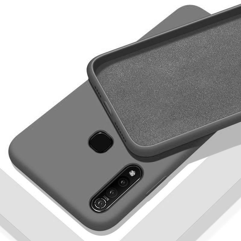 Picture of For Vivo Y19 / Vivo Y5S / Vivo U3 / Vivo U20 Strong Liquid Silicone Soft Back Cover - Camera - Phone Back Cover