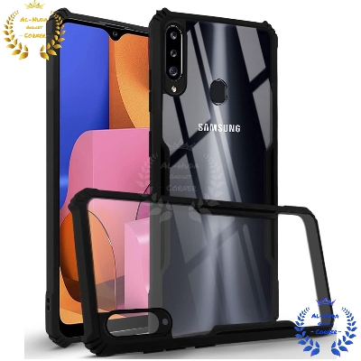 Picture of Shockproof & Transparent Crystal Clear Back Cover Case / Matte Protective Lens Flexible Back Cover for Samsung Galaxy M40 / Samsung Galaxy A60 | Slim Silicone Cover with Soft Lining Shockproof Full Body Bumper Case