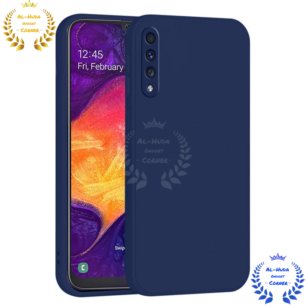 Picture of Shockproof & Transparent Crystal Clear Back Cover Case / Matte Protective Lens Flexible Back Cover for Samsung Galaxy A50 / Samsung Galaxy A30S / Samsung Galaxy A50S | Slim Silicone Cover with Soft Lining Shockproof Full Body Bumper Case