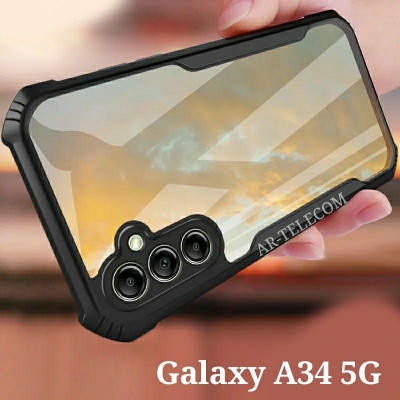 Picture of For Samsung Galaxy A34 5G Liquid Silicone Soft Gel Shockproof Back Cover