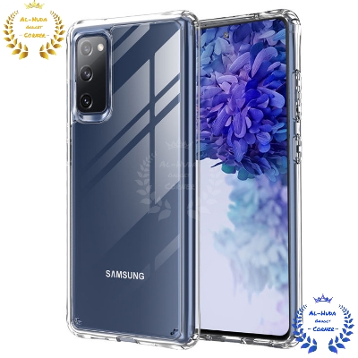 Picture of Shockproof & Transparent Crystal Clear Back Cover Case / Matte Protective Lens Flexible Back Cover for Samsung Galaxy S20 Plus | Slim Silicone Cover with Soft Lining Shockproof Full Body Bumper Case