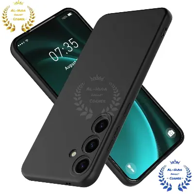 Picture of Shockproof & Transparent Crystal Clear Back Cover Case / Matte Protective Lens Flexible Back Cover for Samsung Galaxy S24 FE 5G | Slim Silicone Cover with Soft Lining Shockproof Full Body Bumper Case