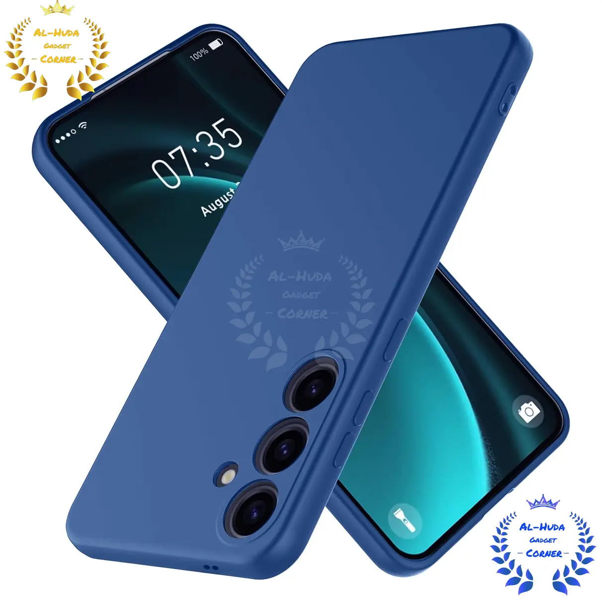 Picture of Shockproof & Transparent Crystal Clear Back Cover Case / Matte Protective Lens Flexible Back Cover for Samsung Galaxy S24 FE 5G | Slim Silicone Cover with Soft Lining Shockproof Full Body Bumper Case