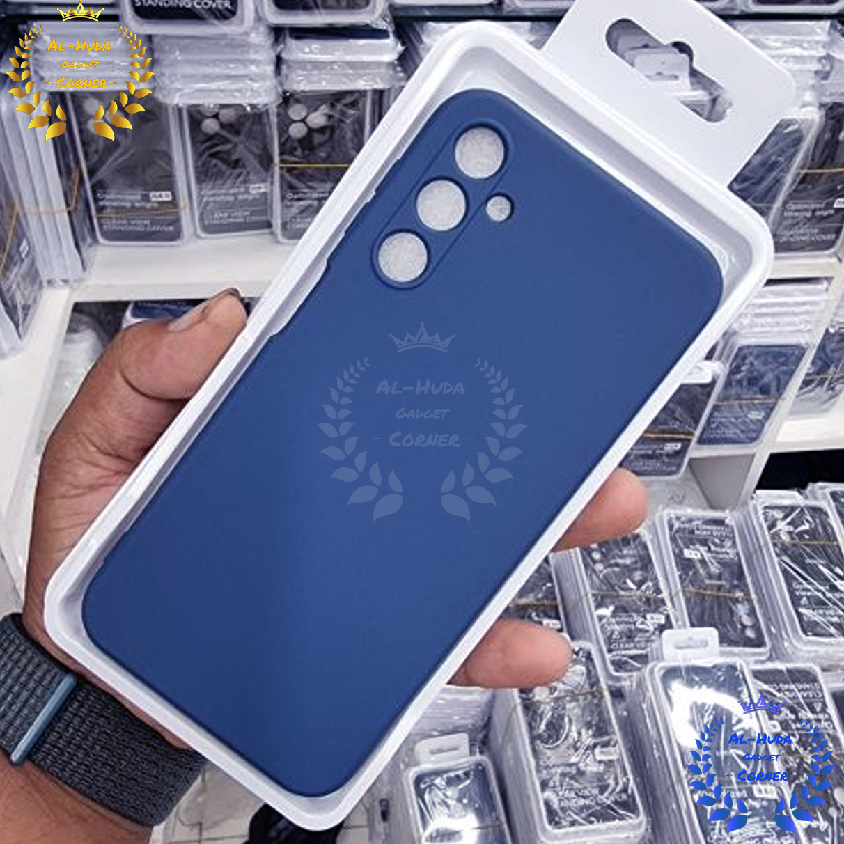 Picture of Shockproof & Transparent Crystal Clear Back Cover Case / Matte Protective Lens Flexible Back Cover for Samsung Galaxy S23 FE 5G | Slim Silicone Cover with Soft Lining Shockproof Full Body Bumper Case