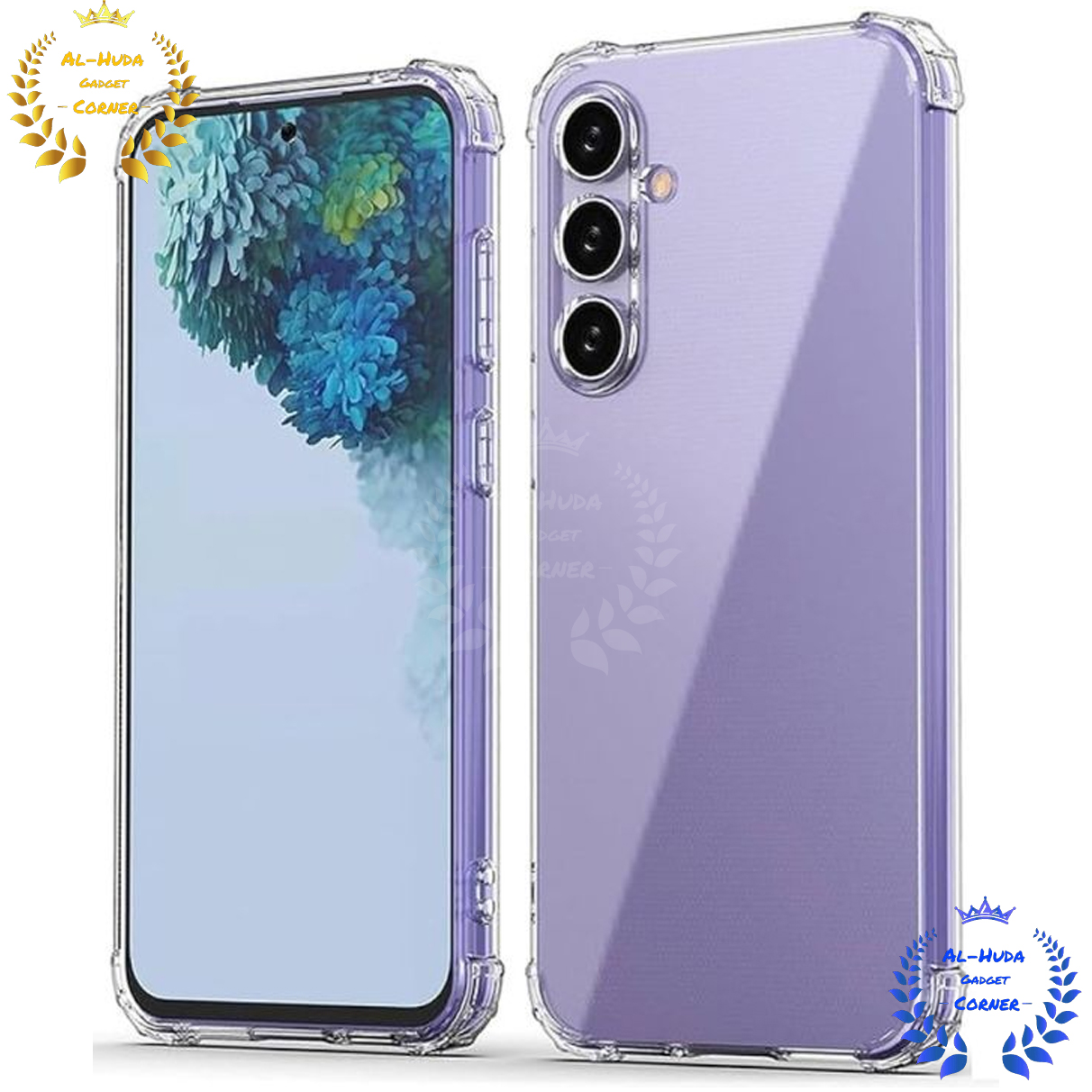 Picture of Shockproof & Transparent Crystal Clear Back Cover Case / Matte Protective Lens Flexible Back Cover for Samsung Galaxy S23 FE 5G | Slim Silicone Cover with Soft Lining Shockproof Full Body Bumper Case