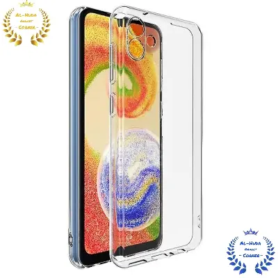 Picture of Shockproof & Transparent Crystal Clear Back Cover Case / Matte Protective Lens Flexible Back Cover for Samsung Galaxy A04 4G / Samsung Galaxy M13 5G | Slim Silicone Cover with Soft Lining Shockproof Full Body Bumper Case