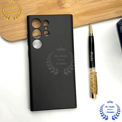 Picture of Shockproof & Transparent Crystal Clear Back Cover Case / Matte Protective Lens Flexible Back Cover for Samsung Galaxy S22 Ultra 5G | Slim Silicone Cover with Soft Lining Shockproof Full Body Bumper Case