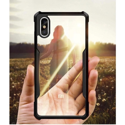 Picture of For Redmi 9A  Shockproof Cushion Back Clear Transparent Hard Cover Casing
