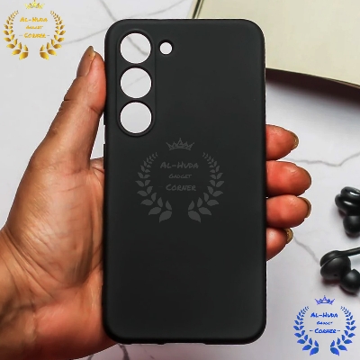 Picture of Shockproof & Transparent Crystal Clear Back Cover Case / Matte Protective Lens Flexible Back Cover for Samsung Galaxy S23 5G | Slim Silicone Cover with Soft Lining Shockproof Full Body Bumper Case