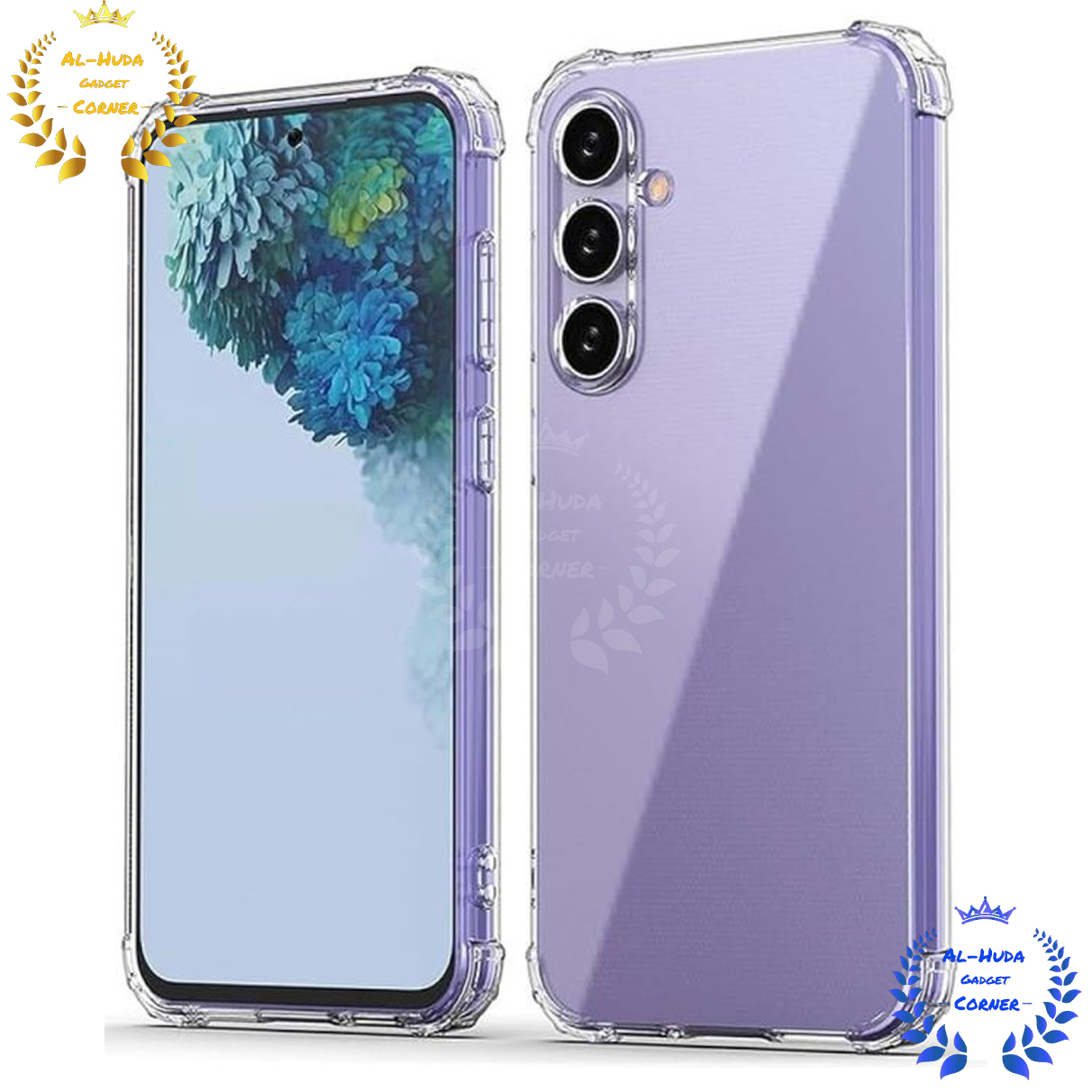 Picture of Shockproof & Transparent Crystal Clear Back Cover Case / Matte Protective Lens Flexible Back Cover for Samsung Galaxy S23 5G | Slim Silicone Cover with Soft Lining Shockproof Full Body Bumper Case