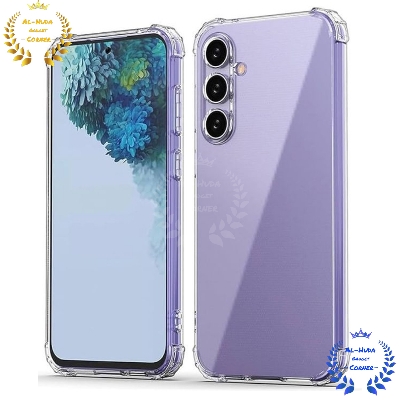 Picture of Shockproof & Transparent Crystal Clear Back Cover Case / Matte Protective Lens Flexible Back Cover for Samsung Galaxy S23 5G | Slim Silicone Cover with Soft Lining Shockproof Full Body Bumper Case