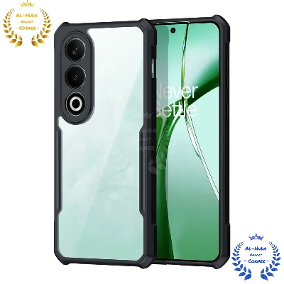 Picture of Shockproof & Transparent Crystal Clear Back Cover Case / Matte Protective Lens Flexible Back Cover for Oneplus Nord CE4 5g / Oneplus Nord CE 4 5g / 1+ Nord CE4 5g | Slim Silicone Cover with Soft Lining Shockproof Full Body Bumper Case