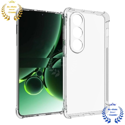 Picture of Shockproof & Transparent Crystal Clear Back Cover Case / Matte Protective Lens Flexible Back Cover for Oneplus Nord CE4 5g / Oneplus Nord CE 4 5g / 1+ Nord CE4 5g | Slim Silicone Cover with Soft Lining Shockproof Full Body Bumper Case