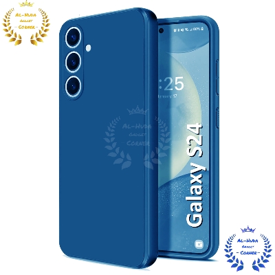 Picture of Shockproof & Transparent Crystal Clear Back Cover Case / Matte Protective Lens Flexible Back Cover for Samsung Galaxy S24 5G | Slim Silicone Cover with Soft Lining Shockproof Full Body Bumper Case