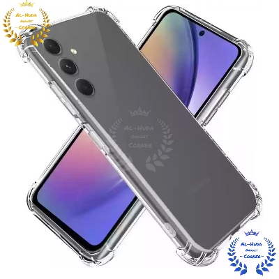 Picture of Shockproof & Transparent Crystal Clear Back Cover Case / Matte Protective Lens Flexible Back Cover for Samsung Galaxy S24 5G | Slim Silicone Cover with Soft Lining Shockproof Full Body Bumper Case