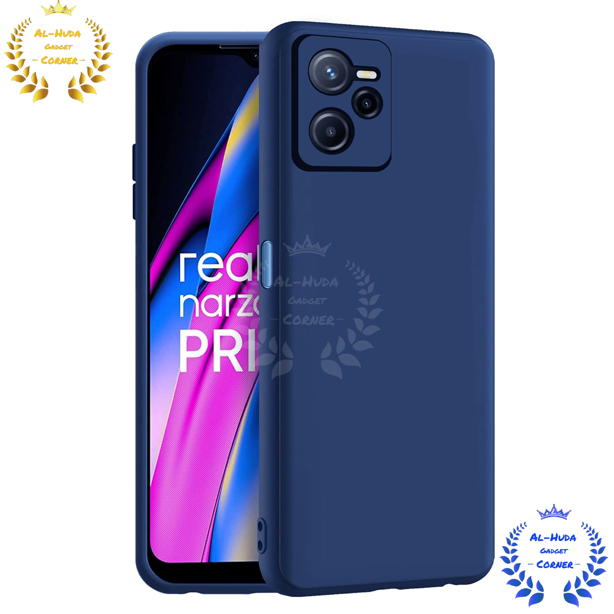 Picture of Shockproof & Transparent Crystal Clear Back Cover Case / Matte Protective Lens Flexible Back Cover for Realme Narzo 50A Prime / Realme C35 4G | Slim Silicone Cover with Soft Lining Shockproof Full Body Bumper Case