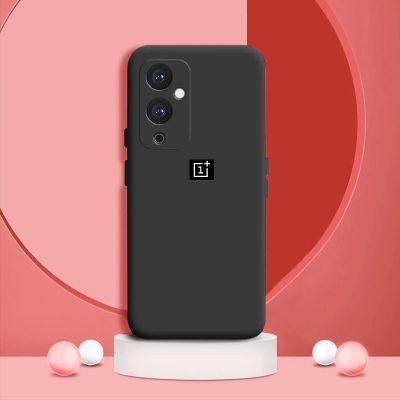 Picture of For OnePlus 9 Soft Silicone Case Back Cover with Camera Protector - Phone Back Cover