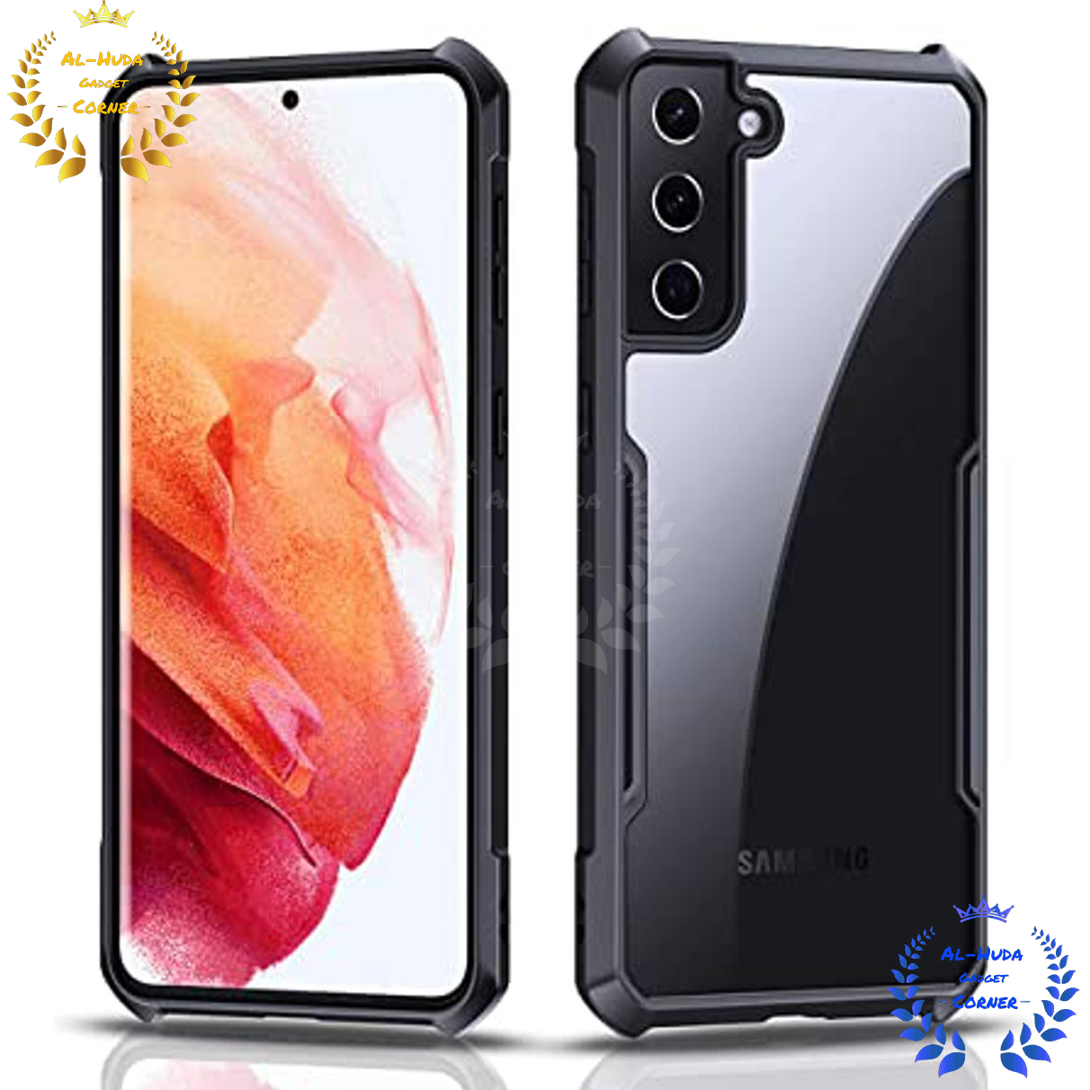 Picture of Shockproof & Transparent Crystal Clear Back Cover Case / Matte Protective Lens Flexible Back Cover for Samsung Galaxy S21 FE 5G | Slim Silicone Cover with Soft Lining Shockproof Full Body Bumper Case
