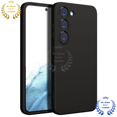 Picture of Shockproof & Transparent Crystal Clear Back Cover Case / Matte Protective Lens Flexible Back Cover for Samsung Galaxy S23 Plus 5G | Slim Silicone Cover with Soft Lining Shockproof Full Body Bumper Case