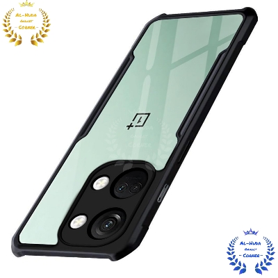 Picture of Shockproof & Transparent Crystal Clear Back Cover Case / Matte Protective Lens Flexible Back Cover for OnePlus Nord 3 5G / 1+ Nord 3 5G / OnePlus Ace 2V 5G | Slim Silicone Cover with Soft Lining Shockproof Full Body Bumper Case