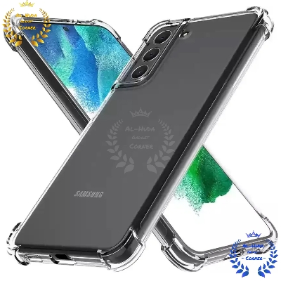 Picture of Shockproof & Transparent Crystal Clear Back Cover Case / Matte Protective Lens Flexible Back Cover for Samsung Galaxy S22 Plus 5G | Slim Silicone Cover with Soft Lining Shockproof Full Body Bumper Case
