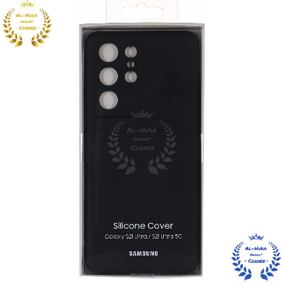 Picture of Shockproof & Transparent Crystal Clear Back Cover Case / Matte Protective Lens Flexible Back Cover for Samsung Galaxy S21 Ultra 5G | Slim Silicone Cover with Soft Lining Shockproof Full Body Bumper Case