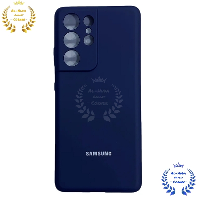 Picture of Shockproof & Transparent Crystal Clear Back Cover Case / Matte Protective Lens Flexible Back Cover for Samsung Galaxy S21 Ultra 5G | Slim Silicone Cover with Soft Lining Shockproof Full Body Bumper Case