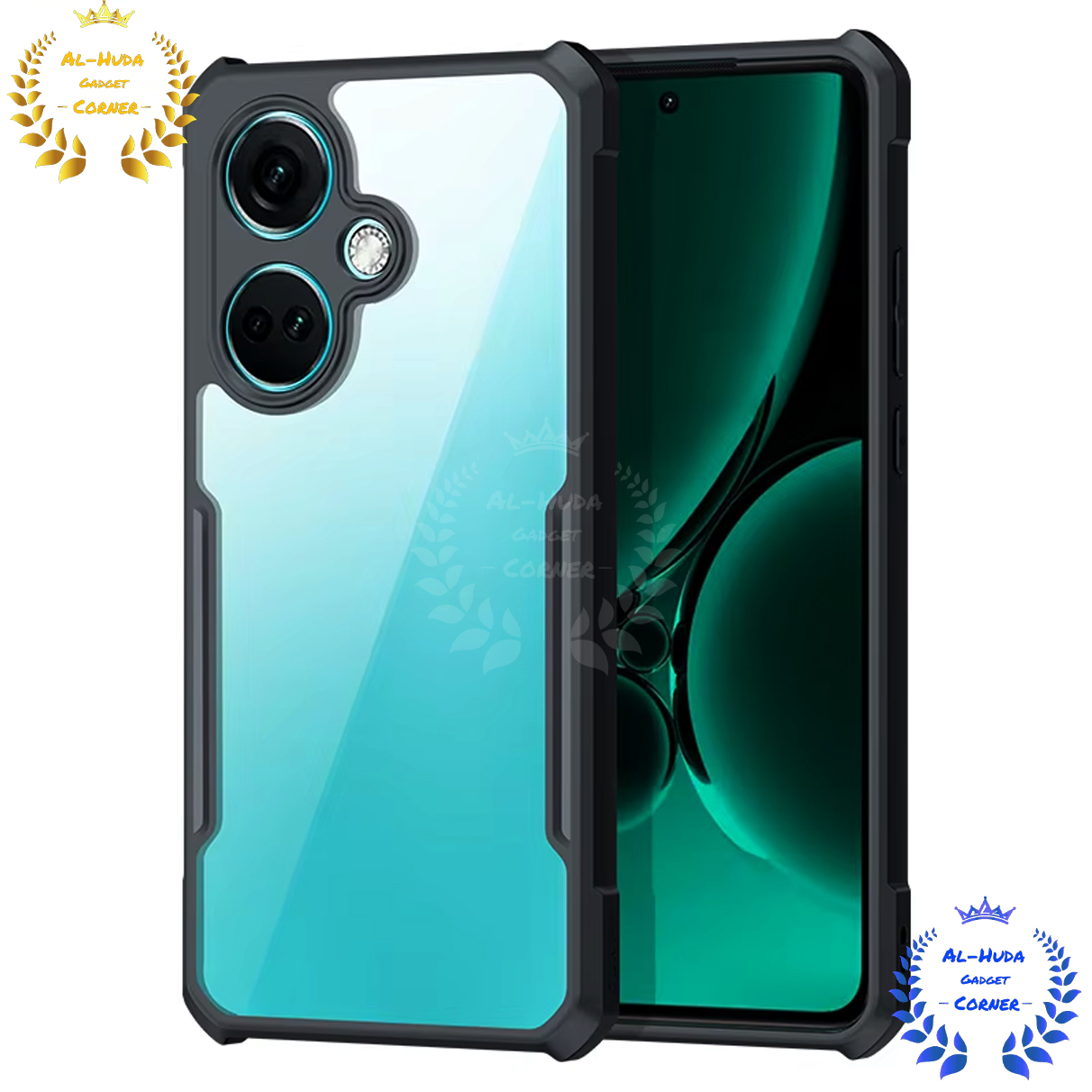 Picture of Shockproof & Transparent Crystal Clear Back Cover Case / Matte Protective Lens Flexible Back Cover for OnePlus Nord CE 3 Lite 5G / OnePlus Nord CE3 Lite 5G / 1+ Nord CE 3 Lite 5G | Slim Silicone Cover with Soft Lining Shockproof Full Body Bumper Case