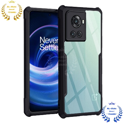 Picture of Shockproof & Transparent Crystal Clear Back Cover Case / Matte Protective Lens Flexible Back Cover for OnePlus 10R 5G / 1+ 10R 5G / OnePlus ACE 5G / 1+ ACE 5G  | Slim Silicone Cover with Soft Lining Shockproof Full Body Bumper Case