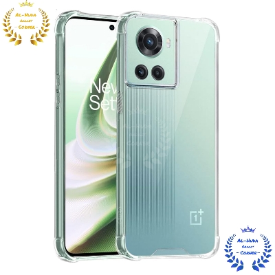 Picture of Shockproof & Transparent Crystal Clear Back Cover Case / Matte Protective Lens Flexible Back Cover for OnePlus 10R 5G / 1+ 10R 5G / OnePlus ACE 5G / 1+ ACE 5G  | Slim Silicone Cover with Soft Lining Shockproof Full Body Bumper Case