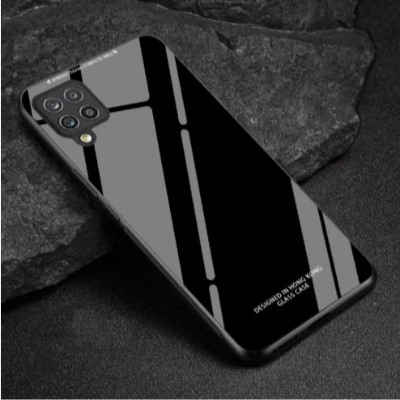 Picture of Samsung Galaxy A22 4G / M22 / F22 - HONG KONG DESIGN Scratchproof Premium Tempered Glass Back Cover Case