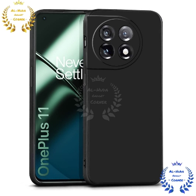 Picture of Shockproof & Transparent Crystal Clear Back Cover Case / Matte Protective Lens Flexible Back Cover for OnePlus 11 5G / 1+ 11 5G | Slim Silicone Cover with Soft Lining Shockproof Full Body Bumper Case