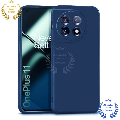 Picture of Shockproof & Transparent Crystal Clear Back Cover Case / Matte Protective Lens Flexible Back Cover for OnePlus 11 5G / 1+ 11 5G | Slim Silicone Cover with Soft Lining Shockproof Full Body Bumper Case