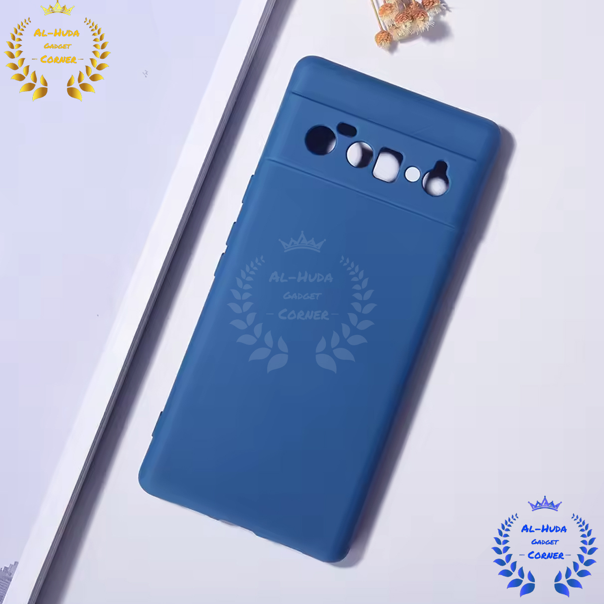 Picture of Shockproof & Transparent Crystal Clear Back Cover Case / Matte Protective Lens Flexible Back Cover for Google Pixel 6 Pro | Slim Silicone Cover with Soft Lining Shockproof Full Body Bumper Case