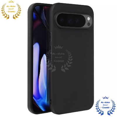 Picture of Shockproof & Transparent Crystal Clear Back Cover Case / Matte Protective Lens Flexible Back Cover for Google Pixel 9 / Google Pixel 9 Pro / Google Pixel 9 Pro XL | Slim Silicone Cover with Soft Lining Shockproof Full Body Bumper Case